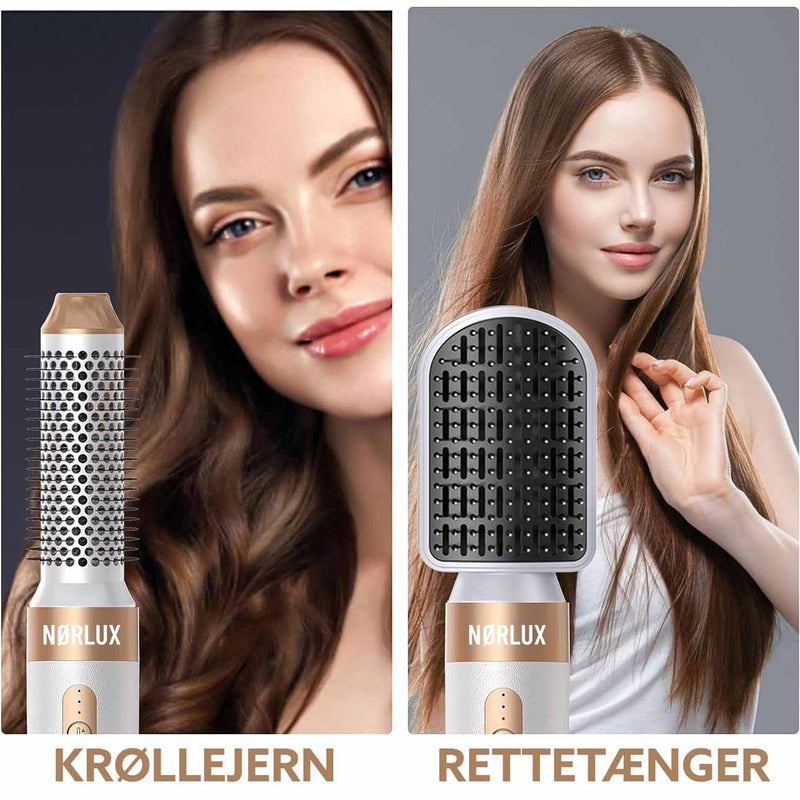 Air styler med kraftig luftstrøm til hurtig tørring og styling