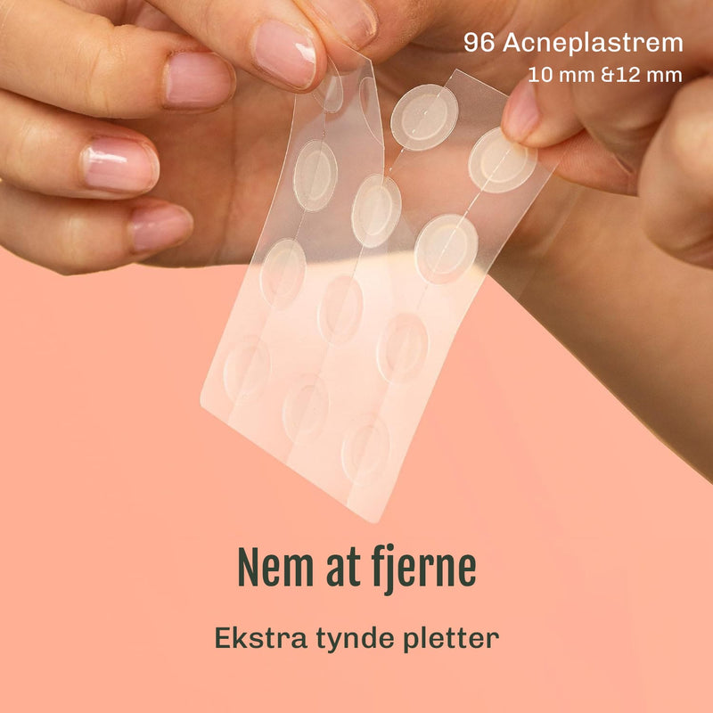 Hydrokolloid patches der absorberer talg og behandler bumser