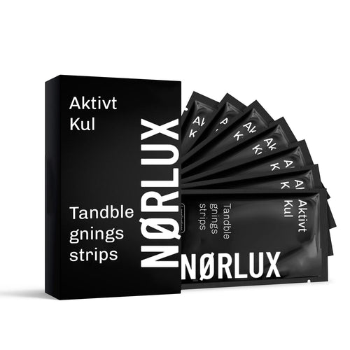 Tandblegningsstrips med aktivt kul