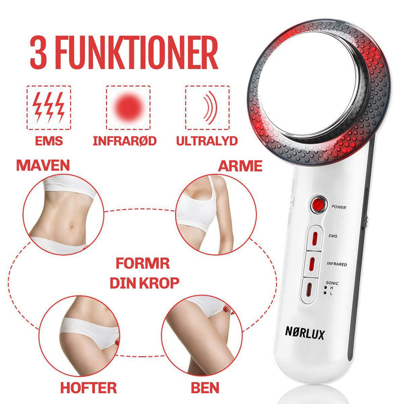 Anti cellulite apparat der opstrammer huden og forbedrer elasticitet