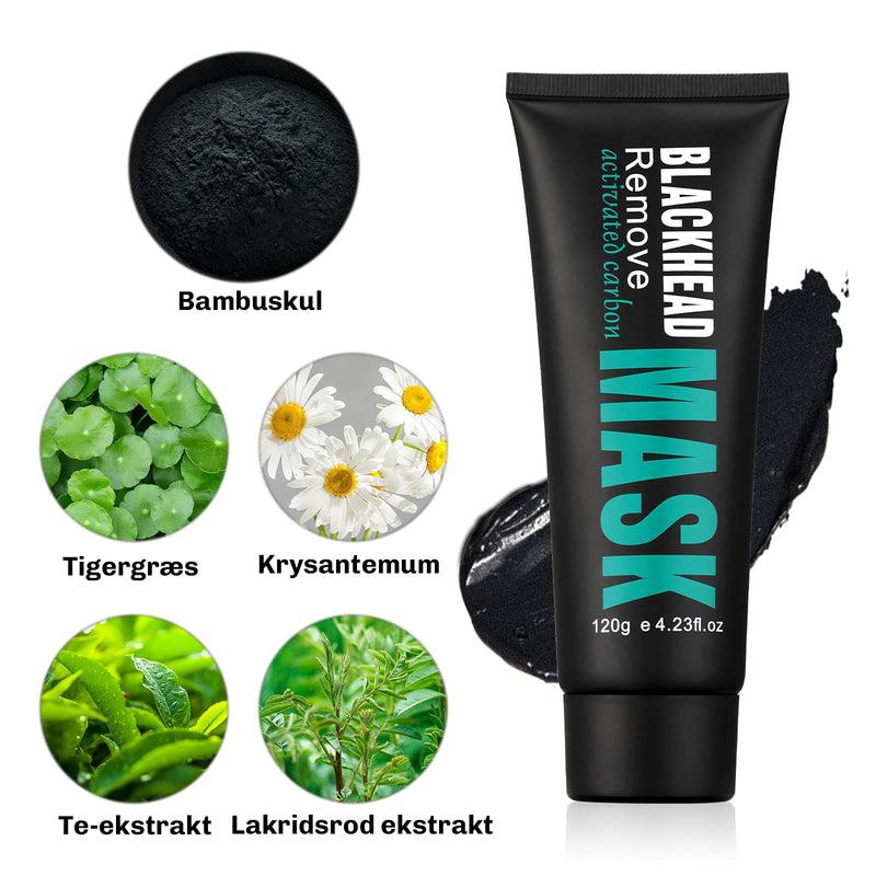 Black mask med op til 30 behandlinger til regelmaessig hudrens