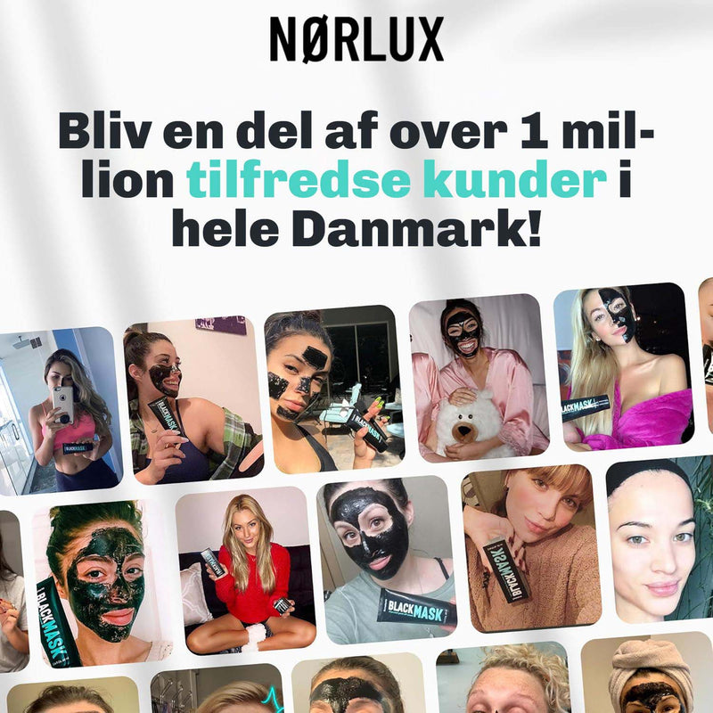 Black mask der virker pa 15 til 20 minutter og renser huden