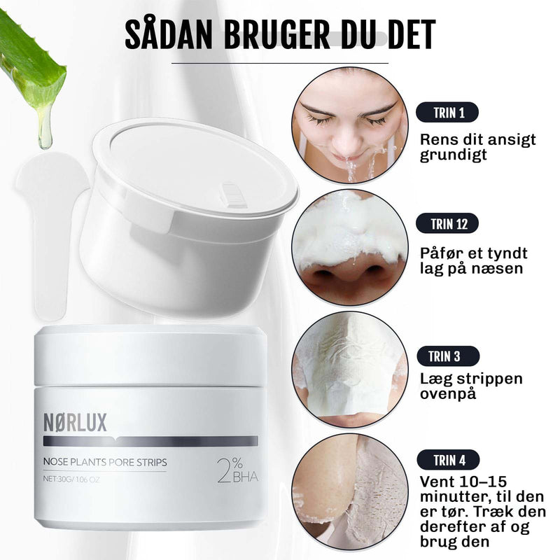 Ansigtsmaske med hurtig effekt der giver ren og glat hud