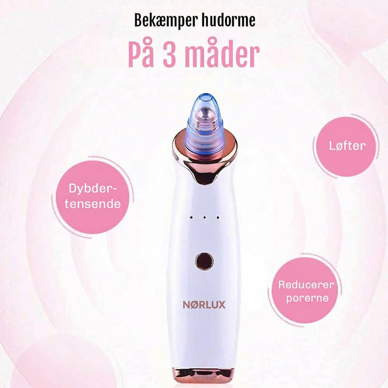 Blackhead remover der giver dybderensning og naturlig glod