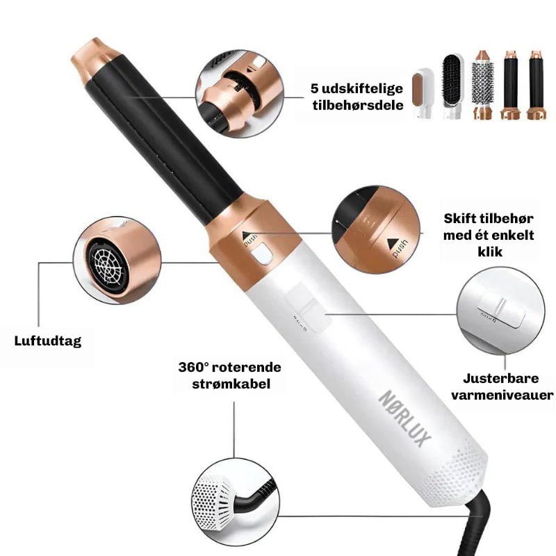 Air styler der skaber langtidsholdbare krøller hele dagen
