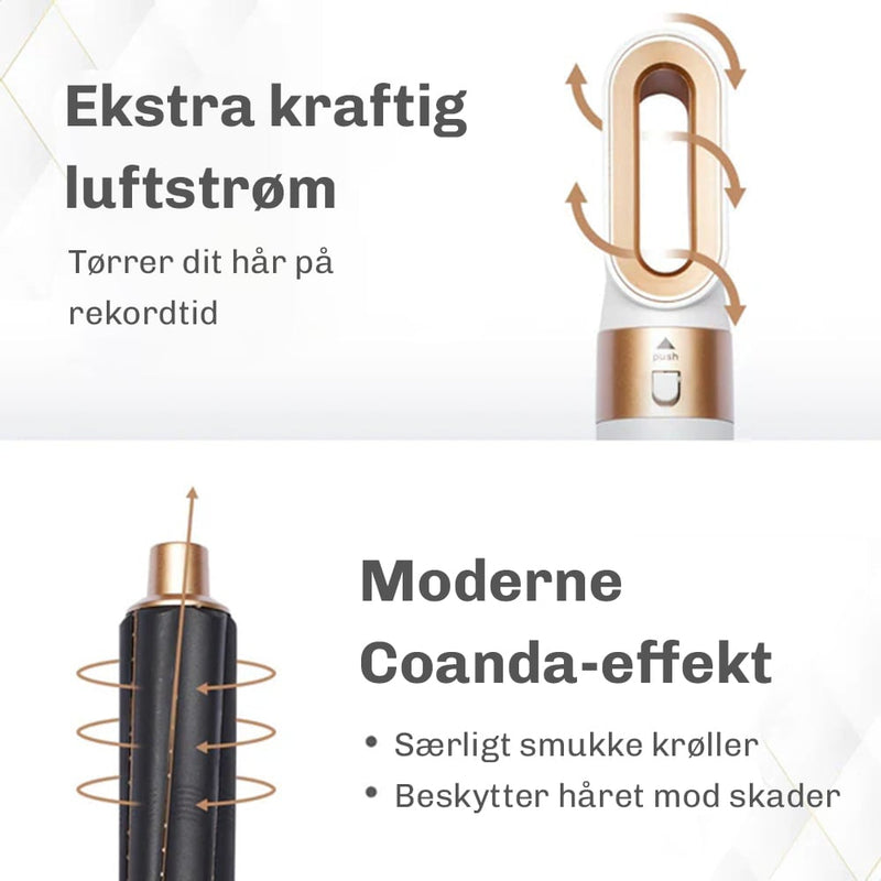 Styler til beach waves og glamourøse krøller med flot finish