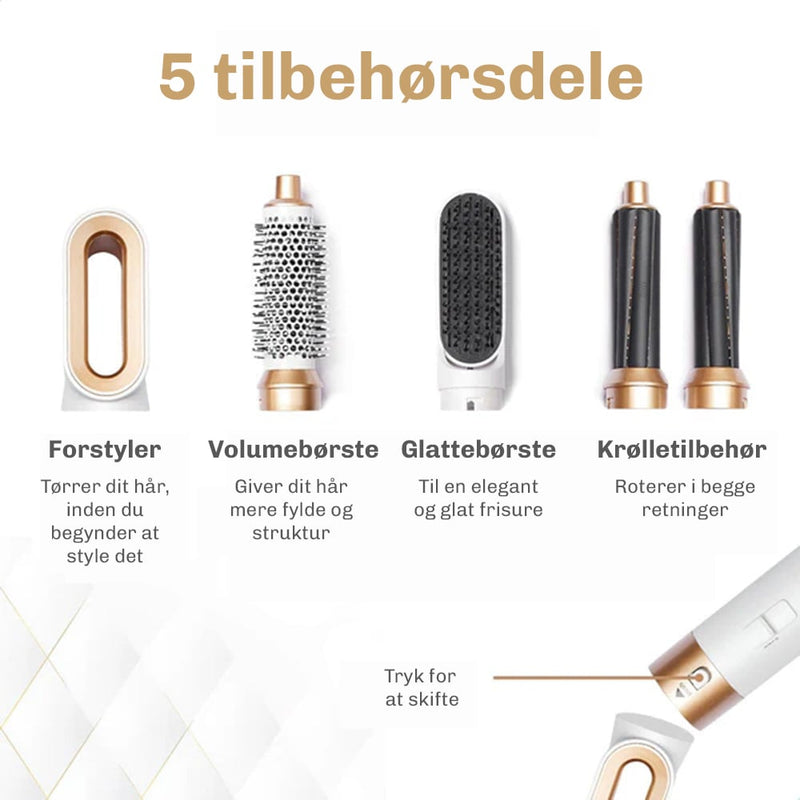 Skånsom hårstyling med jævn varmefordeling og uden skader