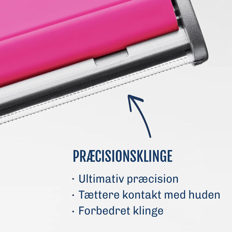 Dermaplaning saet med apparat og blade til komplet hudplejerutine
