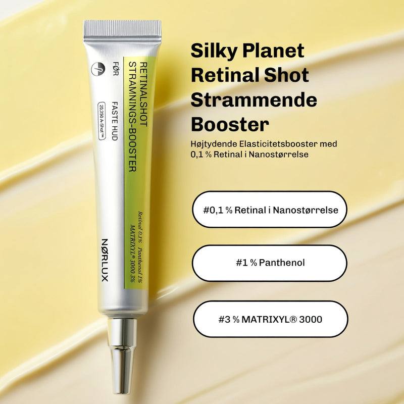 Effektivt serum med retinal og peptider til fastere og glattere hud