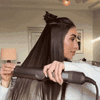 2 i 1 hårtørrer og glattejern til hurtig og effektiv styling