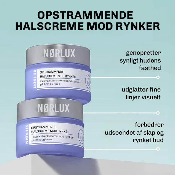 Halscreme med hyaluronsyre der giver intens fugt og opstramning