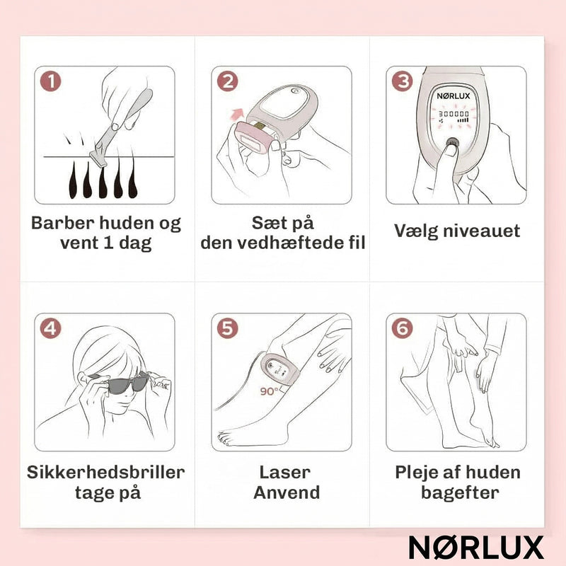 Hårfjerner der erstatter barbering og giver langvarig glat hud