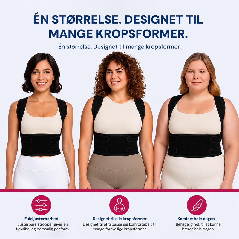 Rygstøtte Elite+ 2.0