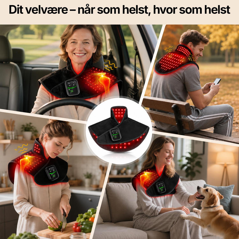 Nakke- og skulderlysterapi Pro+