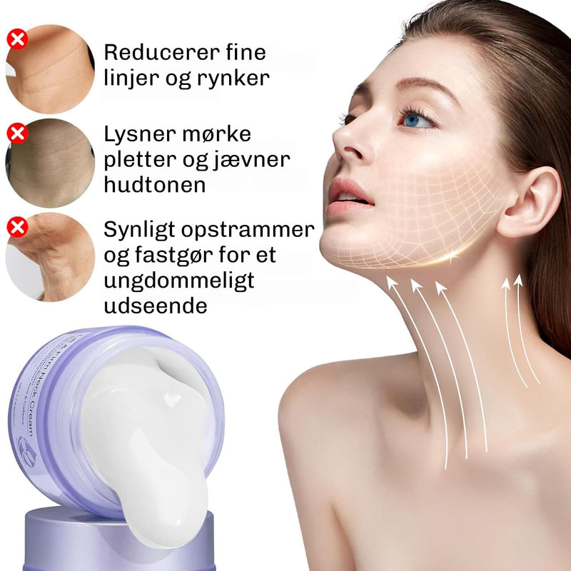 Halscreme med plantebaserede ingredienser til sundere hud