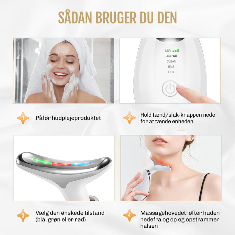Enhed der forbedrer blodcirkulation og giver strålende hud