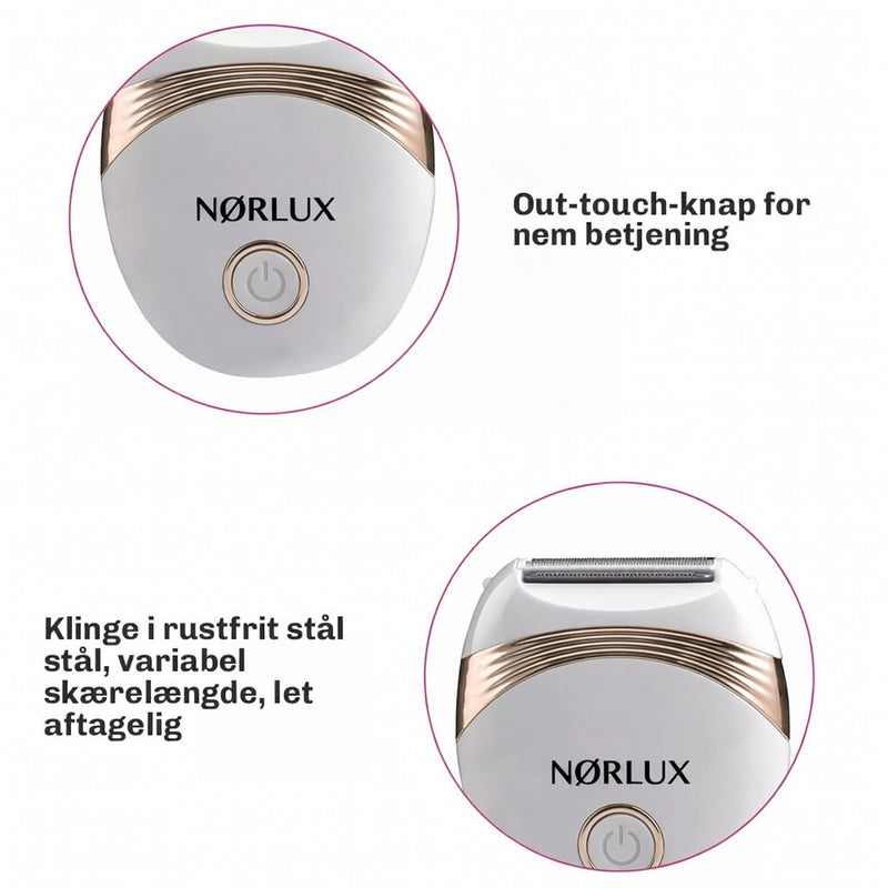 Mini barberer med lang batteritid og hurtig opladning