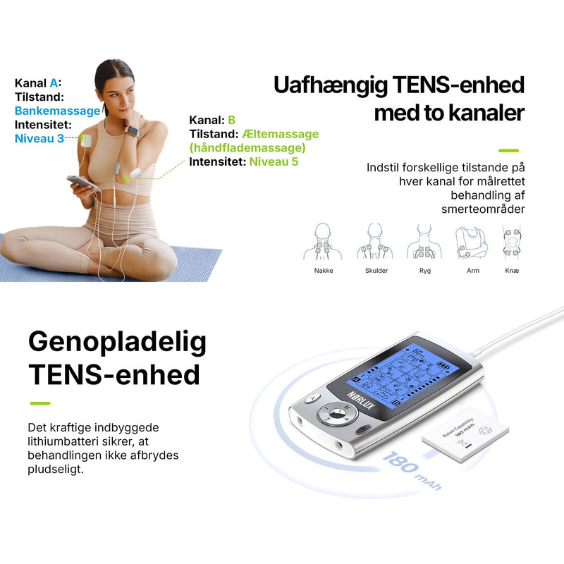 Neuro+ TENS- og EMS-enhed