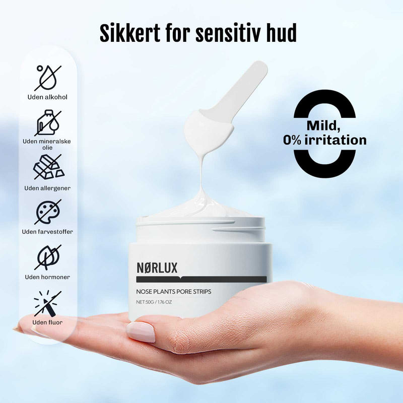 Peel off maske der fjerner hudorme og giver glat og ren hud