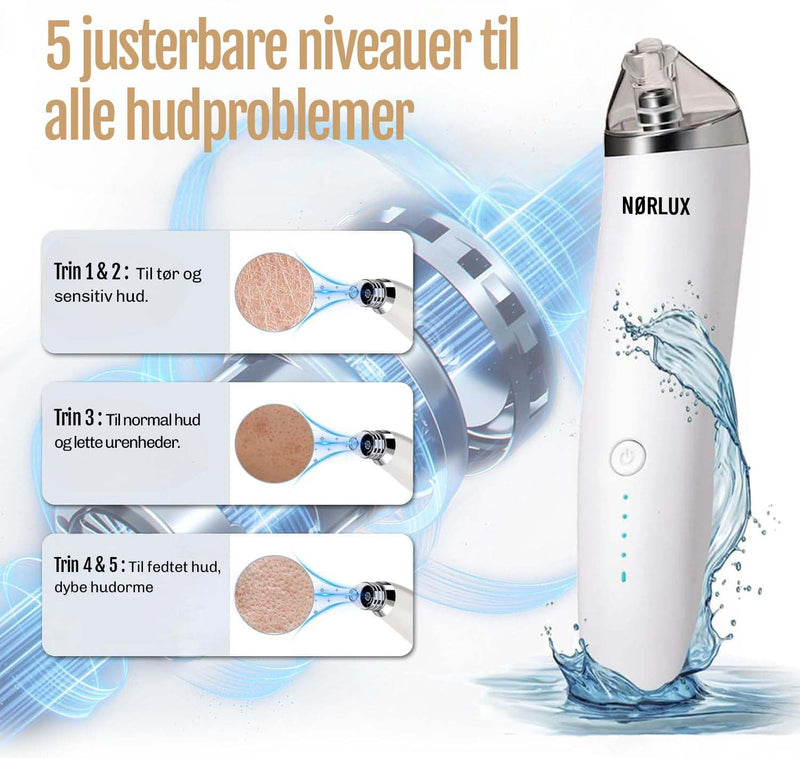 Pore vacuum der fjerner hudorme pa kun 5 minutter