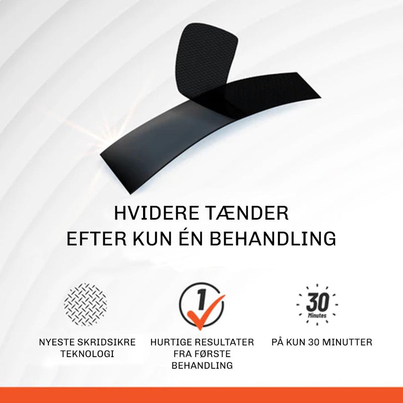 Tandblegningsstrips med aktivt kul