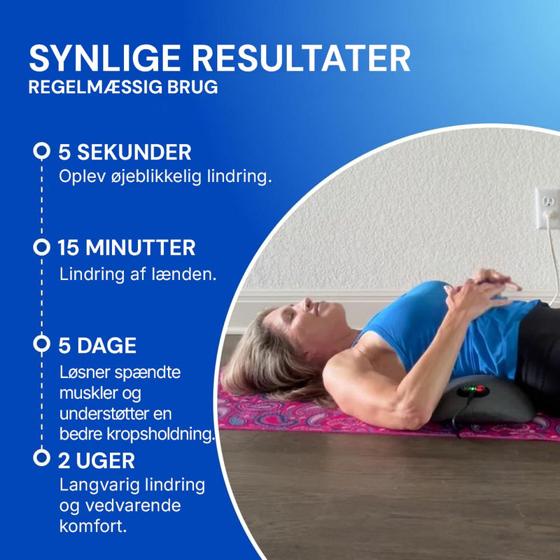 Rygstrækker med massage Pro+