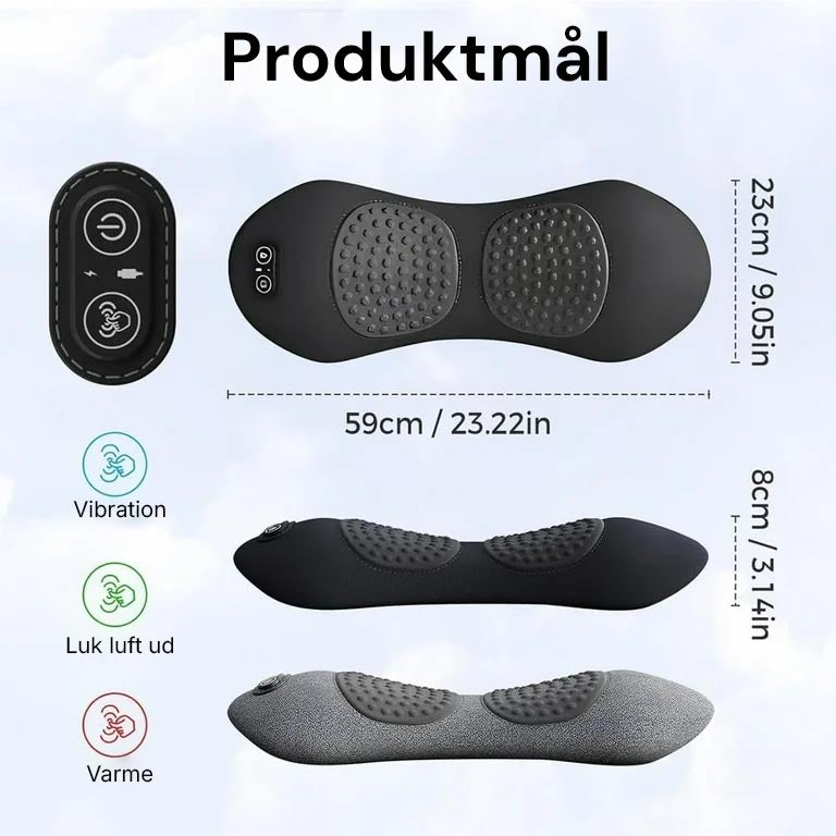 Rygstrækker med massage Pro+