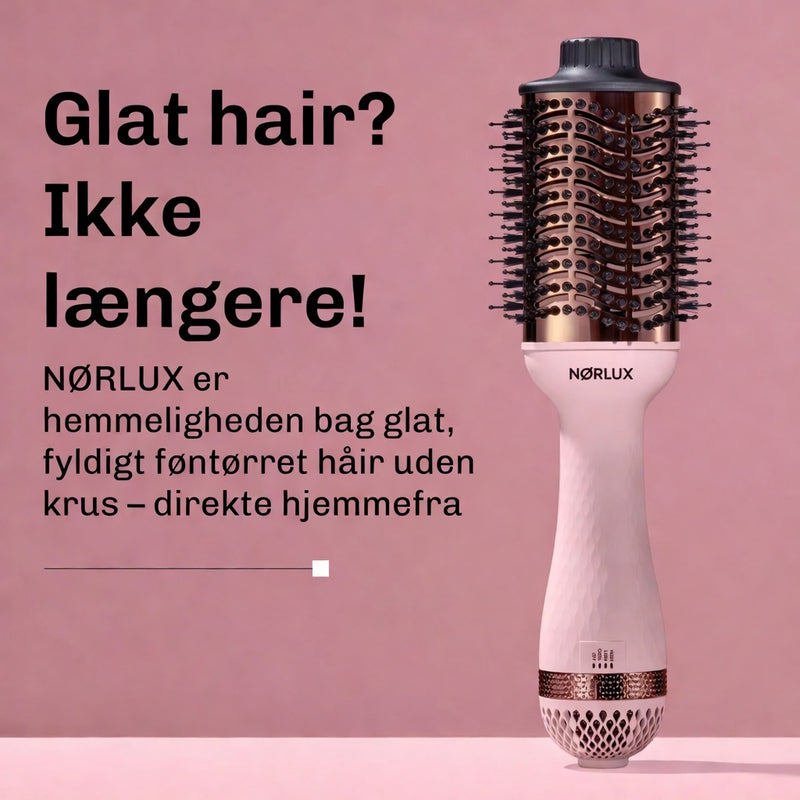 Föhnstyler med ionteknologi der reducerer frizz og giver glat hår