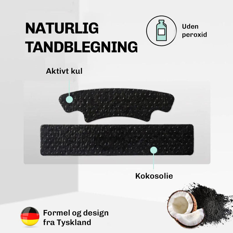 Tandblegningsstrips med aktivt kul