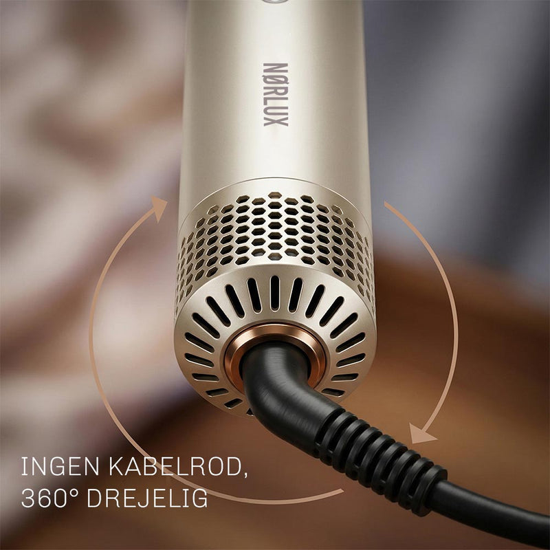 CloudAir krøllejern til naturlige beach waves og fyldige, bløde krøller.