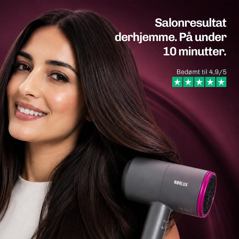 Let og ergonomisk hårtørrer til komfortabel brug og professionel styling hver dag.